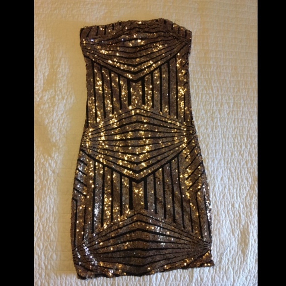 NWT Fashion Nova bedazzled dress